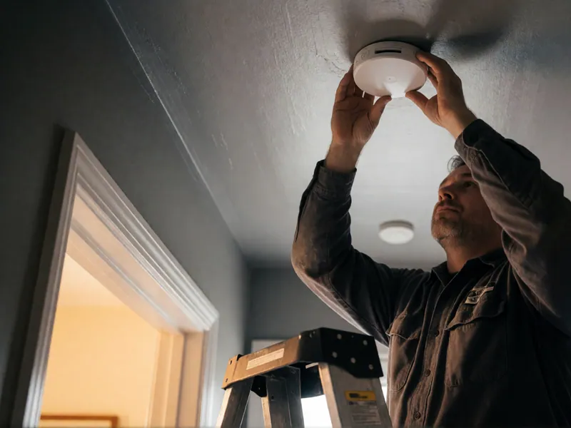 Smoke and carbon monoxide alarms in Woodside, New York
